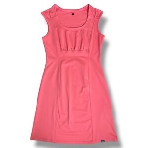Chlorophylle Sleeveless Dress Sz XS Pink Travel Minimalist Versatile Stretchy